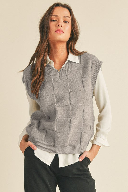 Basket Weave Vest
