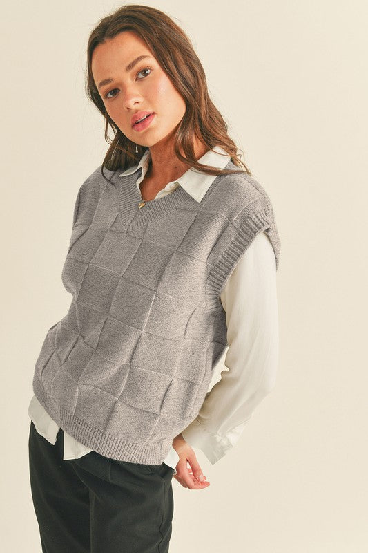 Basket Weave Vest
