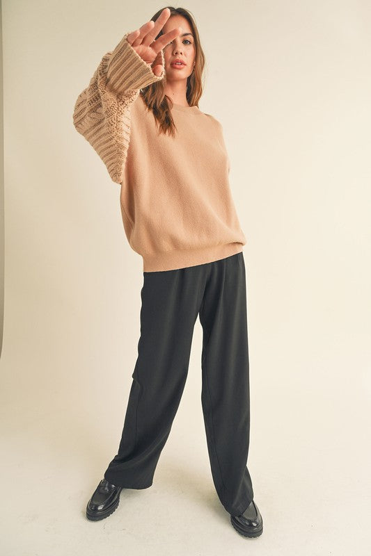 Maggie Knit Sleeve Sweater