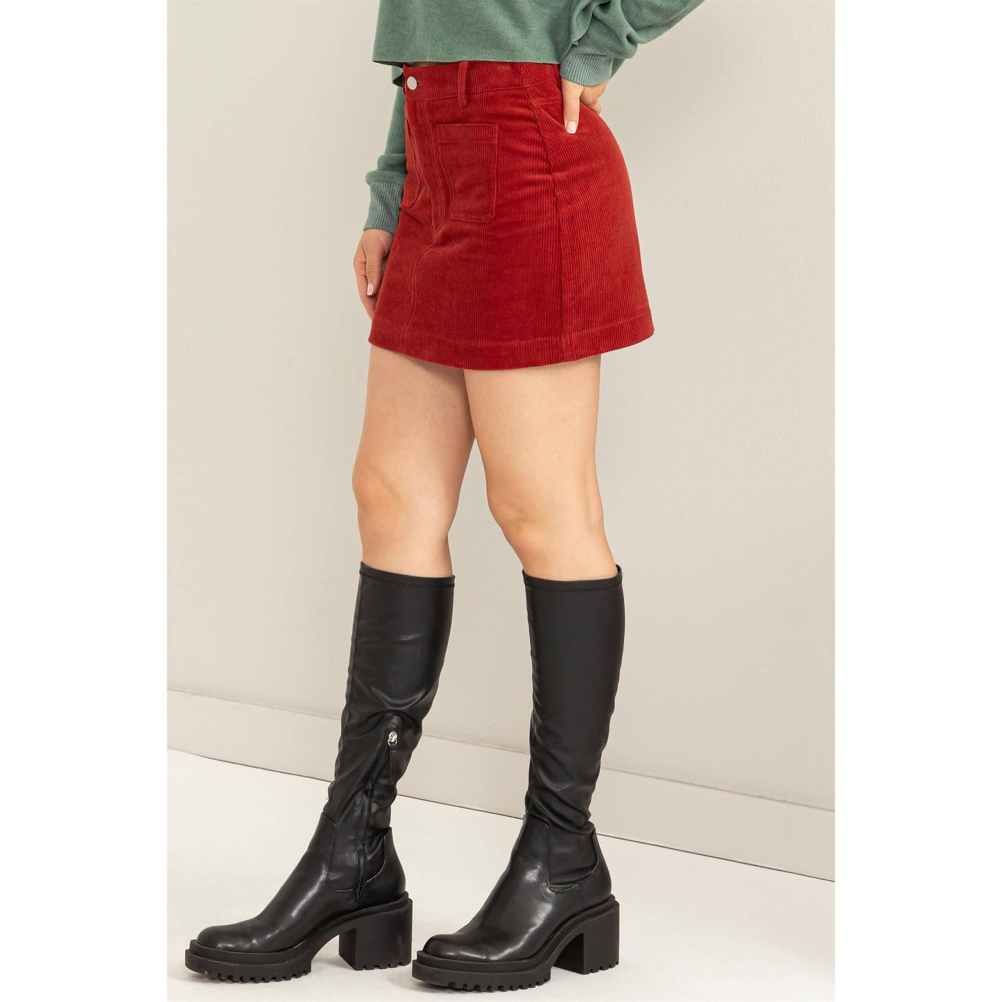 Avery Mini Corduroy Skirt