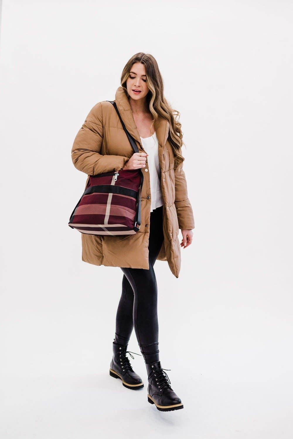 Convertible Backpack Weekender Green