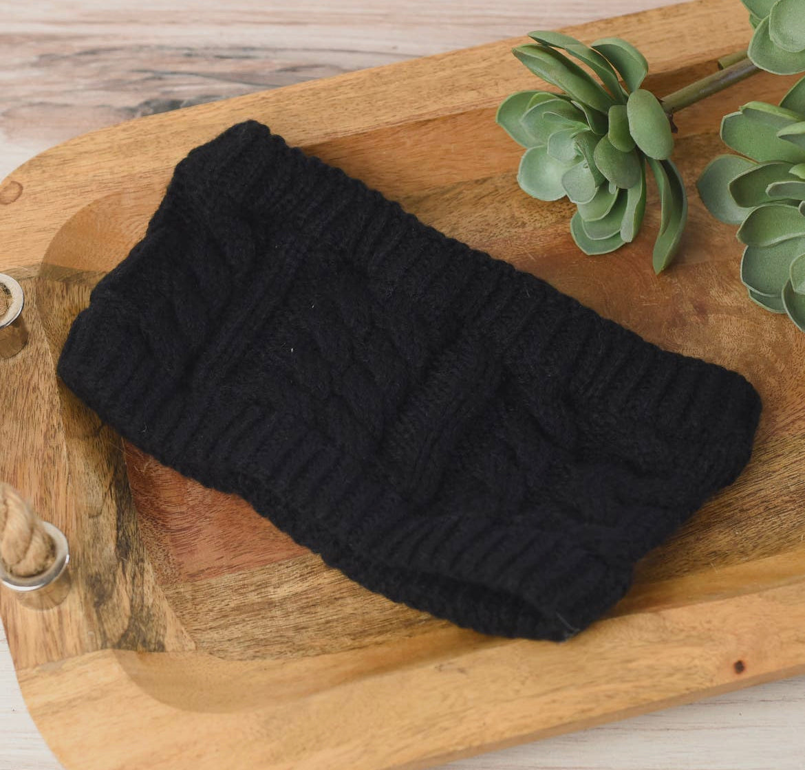 Cable Knit Head Wrap