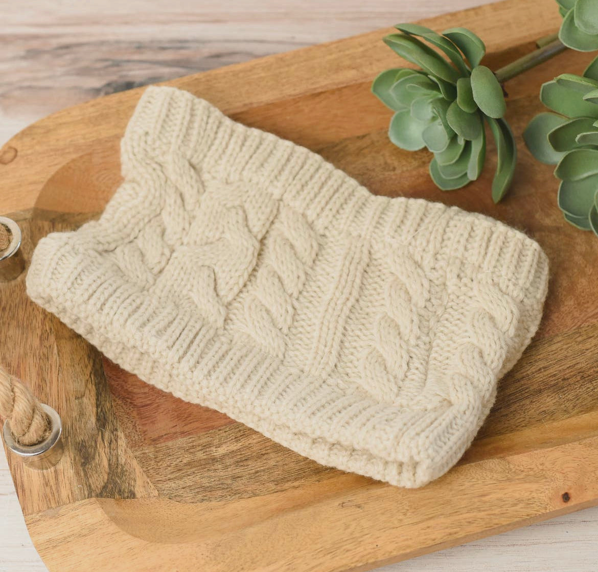 Cable Knit Head Wrap