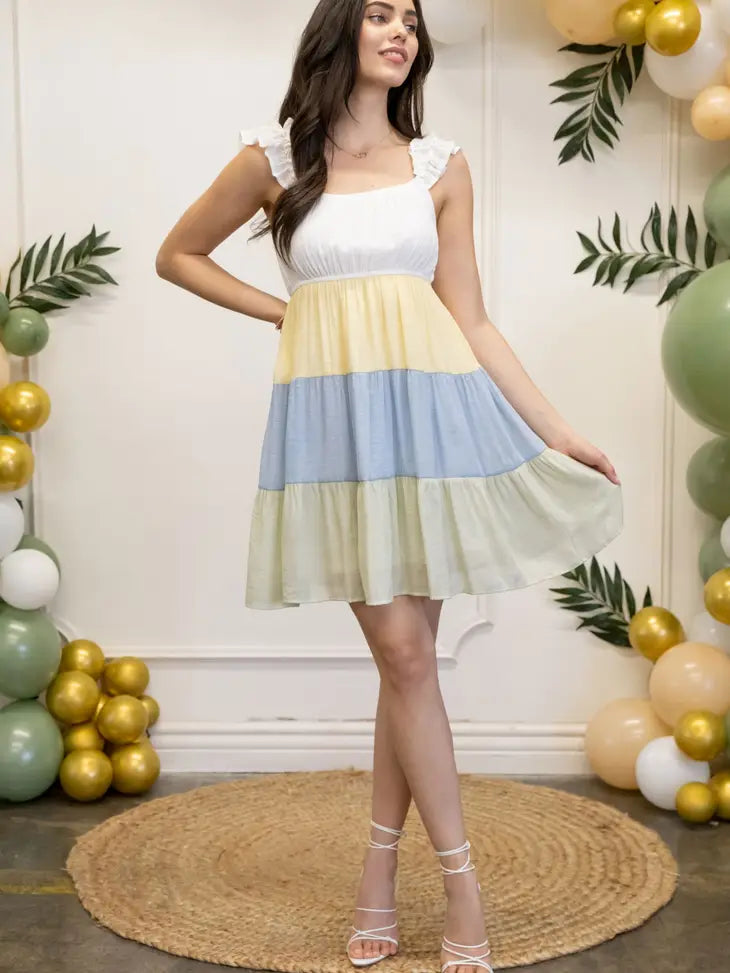 Livin' in Block Dress