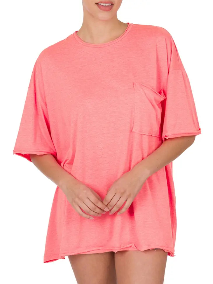 Oversize t-shirt w/ pocket
