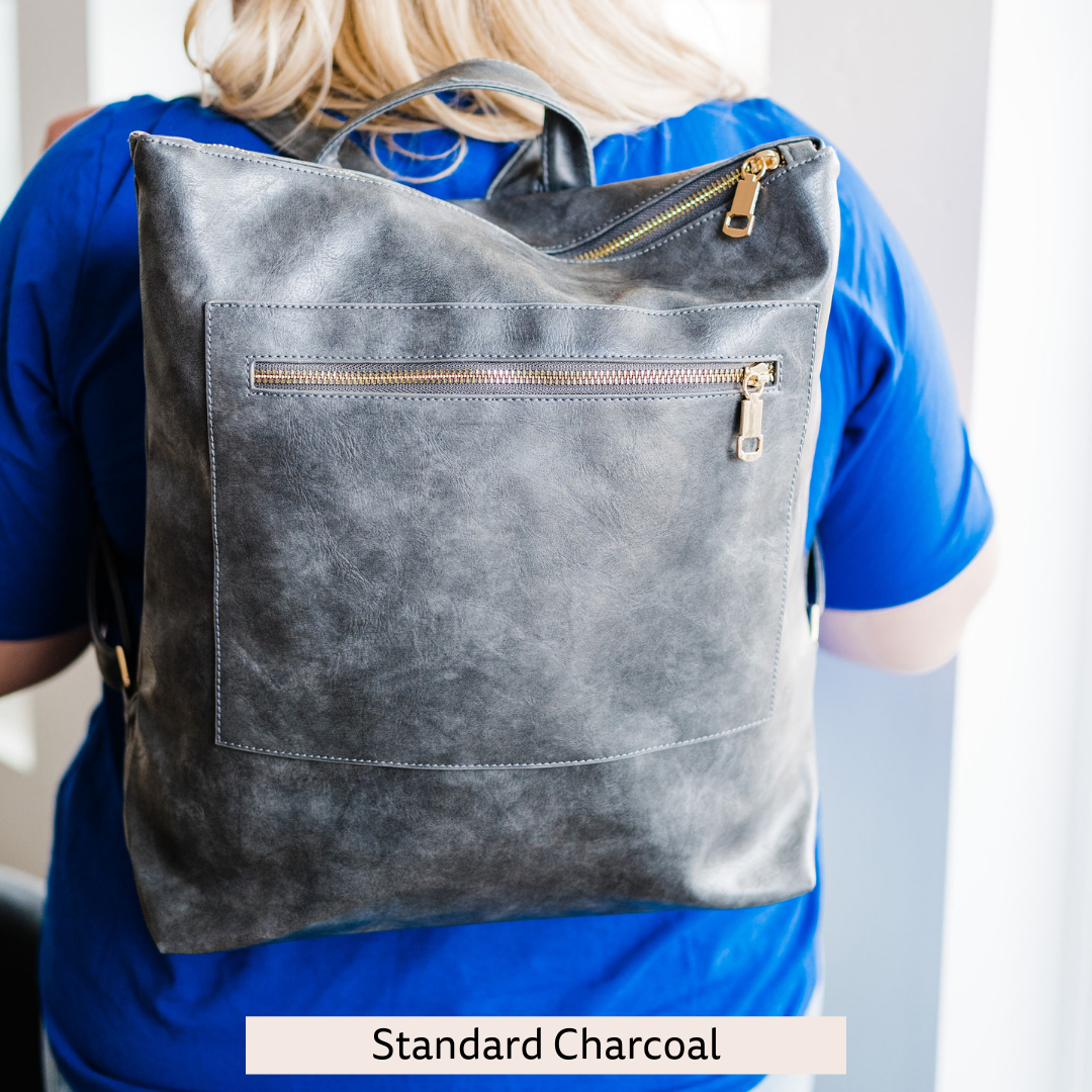 Reese Trendy Backpack Charcoal
