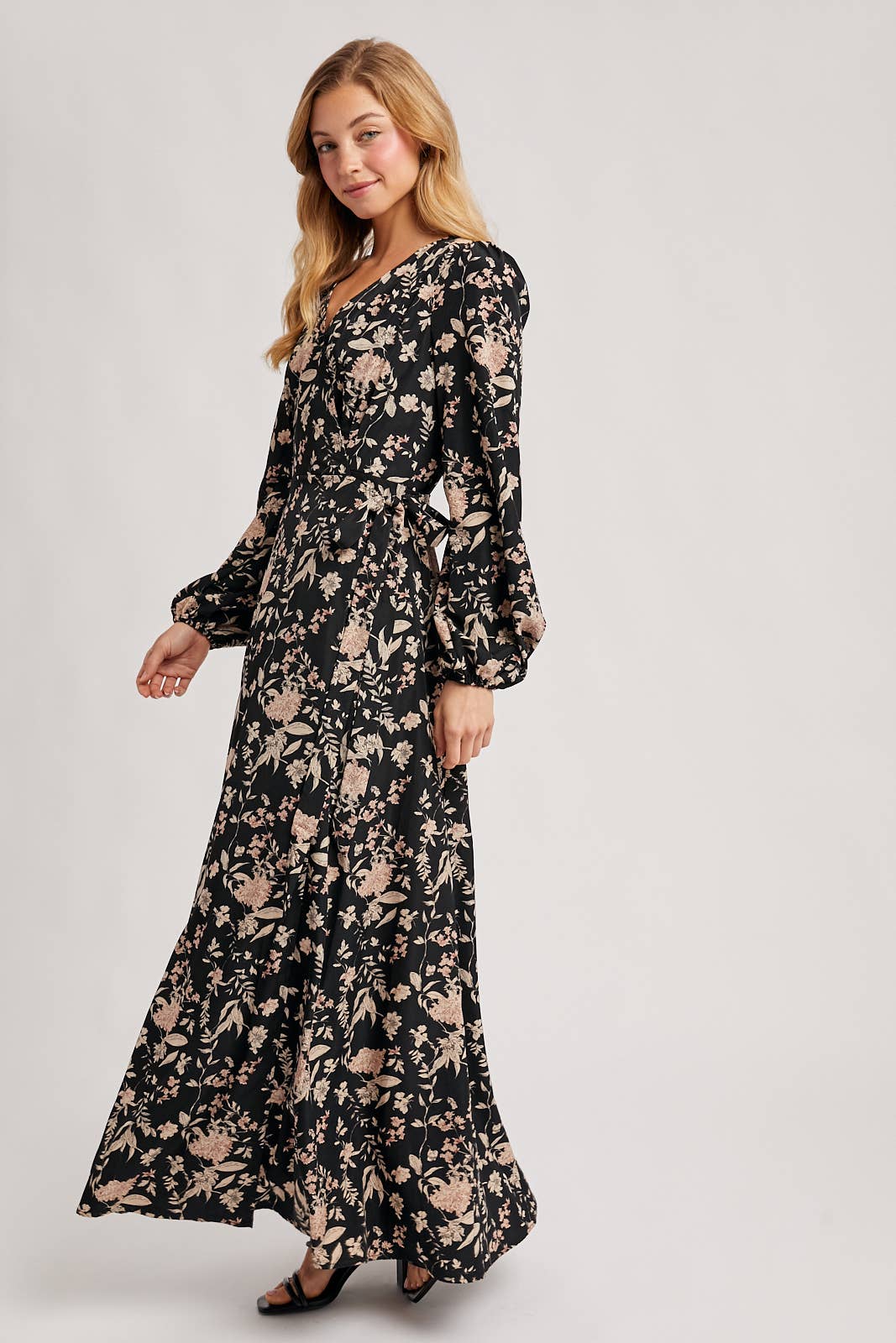 Floral Wrap Dress