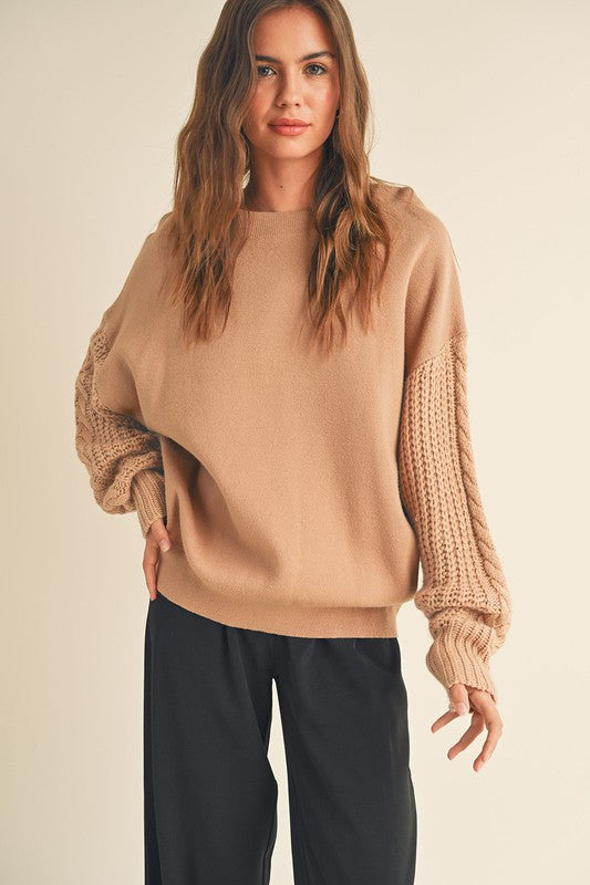 Maggie Knit Sleeve Sweater