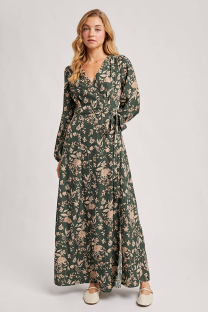 Floral Wrap Dress