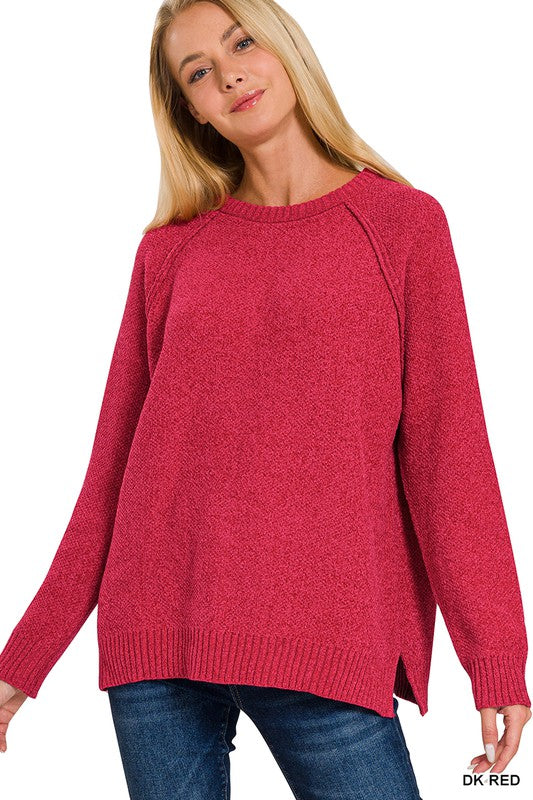 Dark Red Sweater