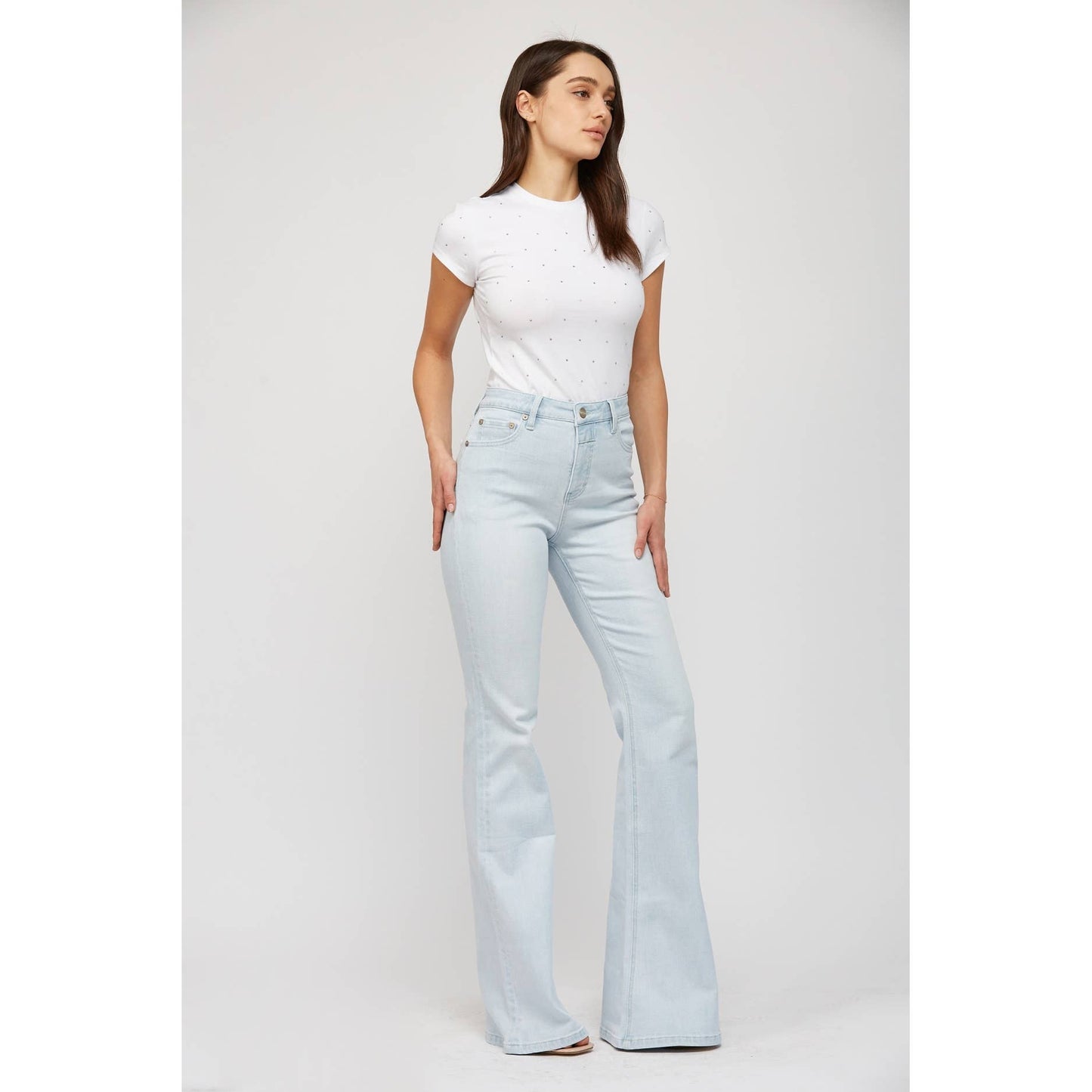 High Rise Flare Jeans