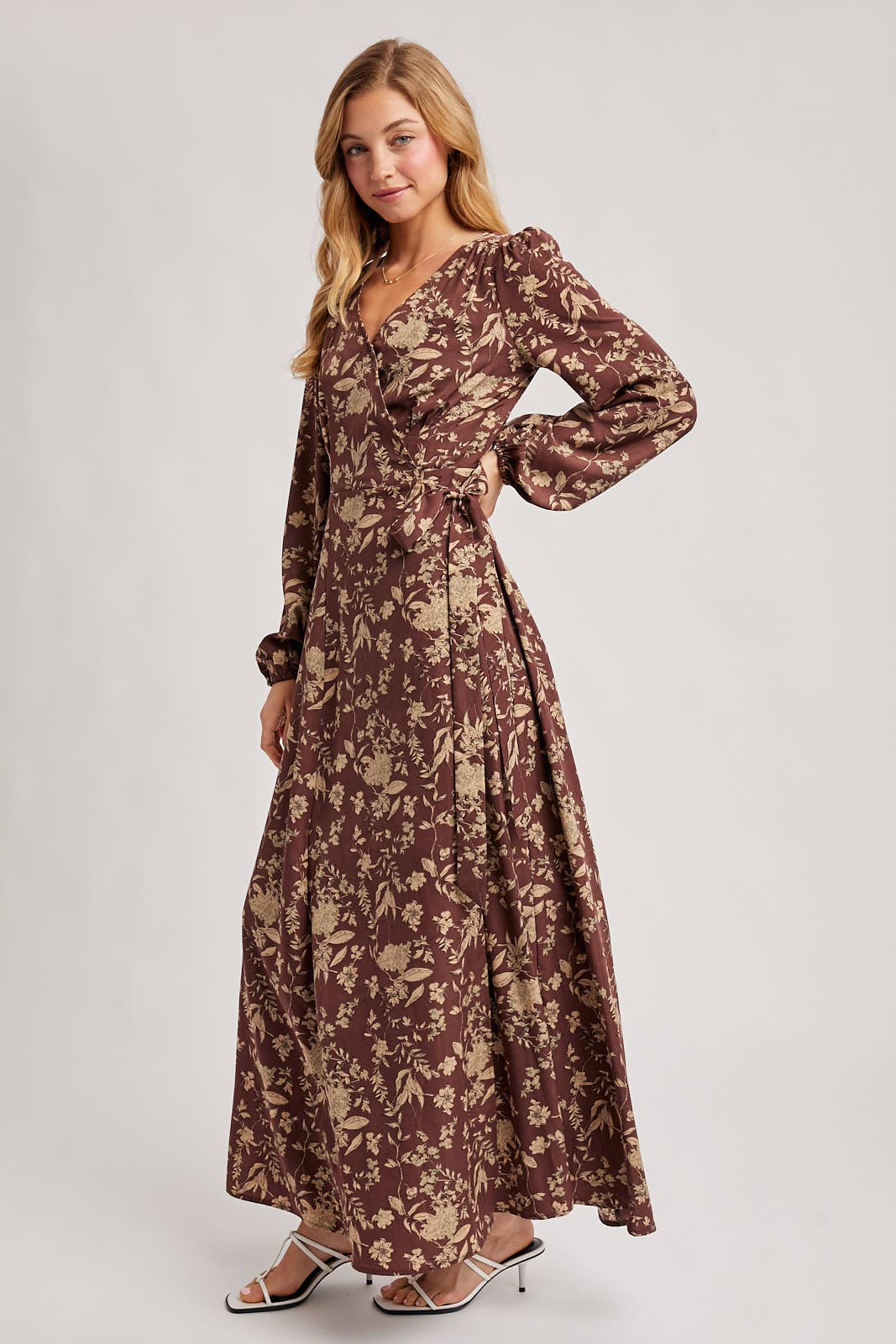 Floral Wrap Dress