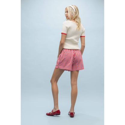 GINGHAM SHORTS