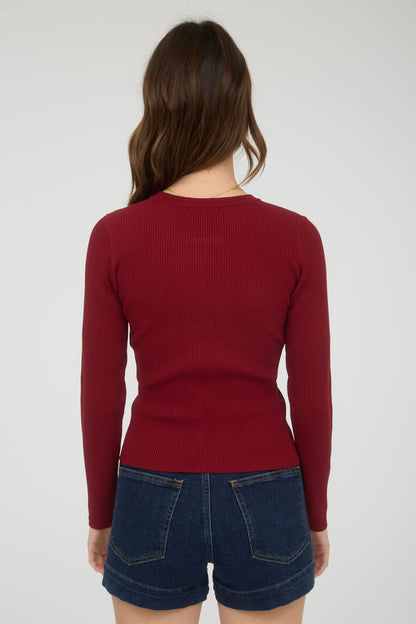 Snap Button Down Sweater