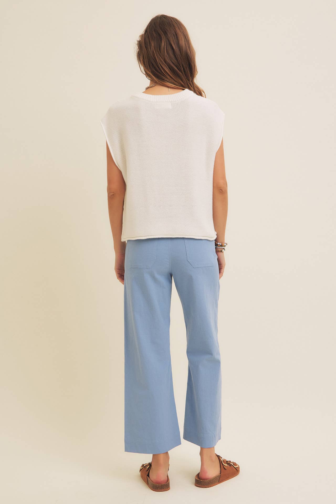 Blue Ankle Pant