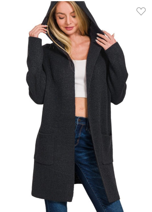 Be There Hooded Cardigan