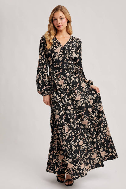 Floral Wrap Dress
