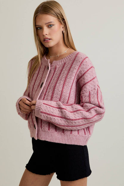 Blush Haze Cardigan