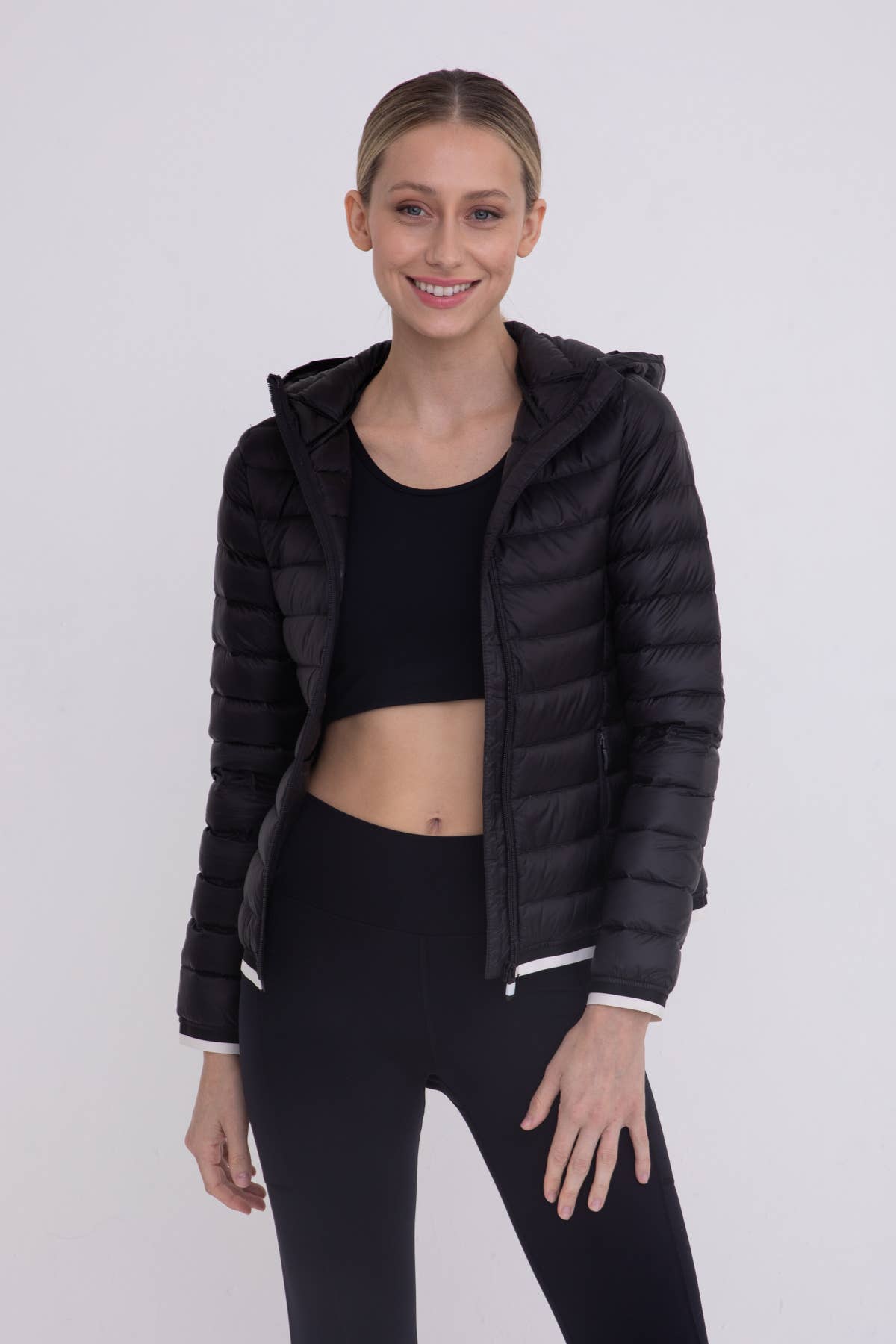 puffer jacket black