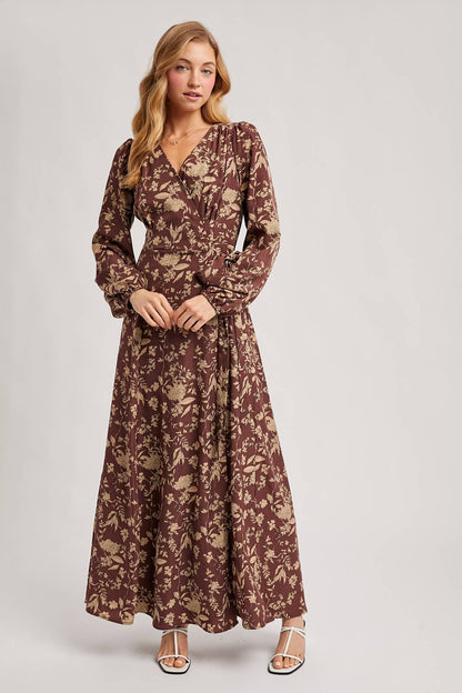Floral Wrap Dress