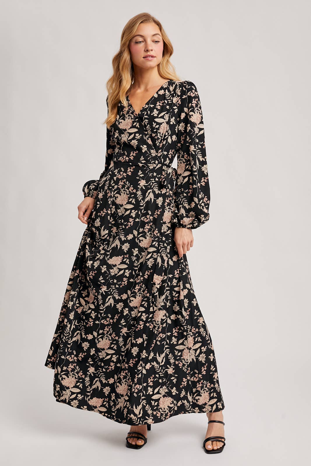 Floral Wrap Dress