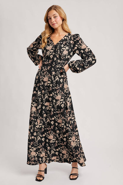 Floral Wrap Dress