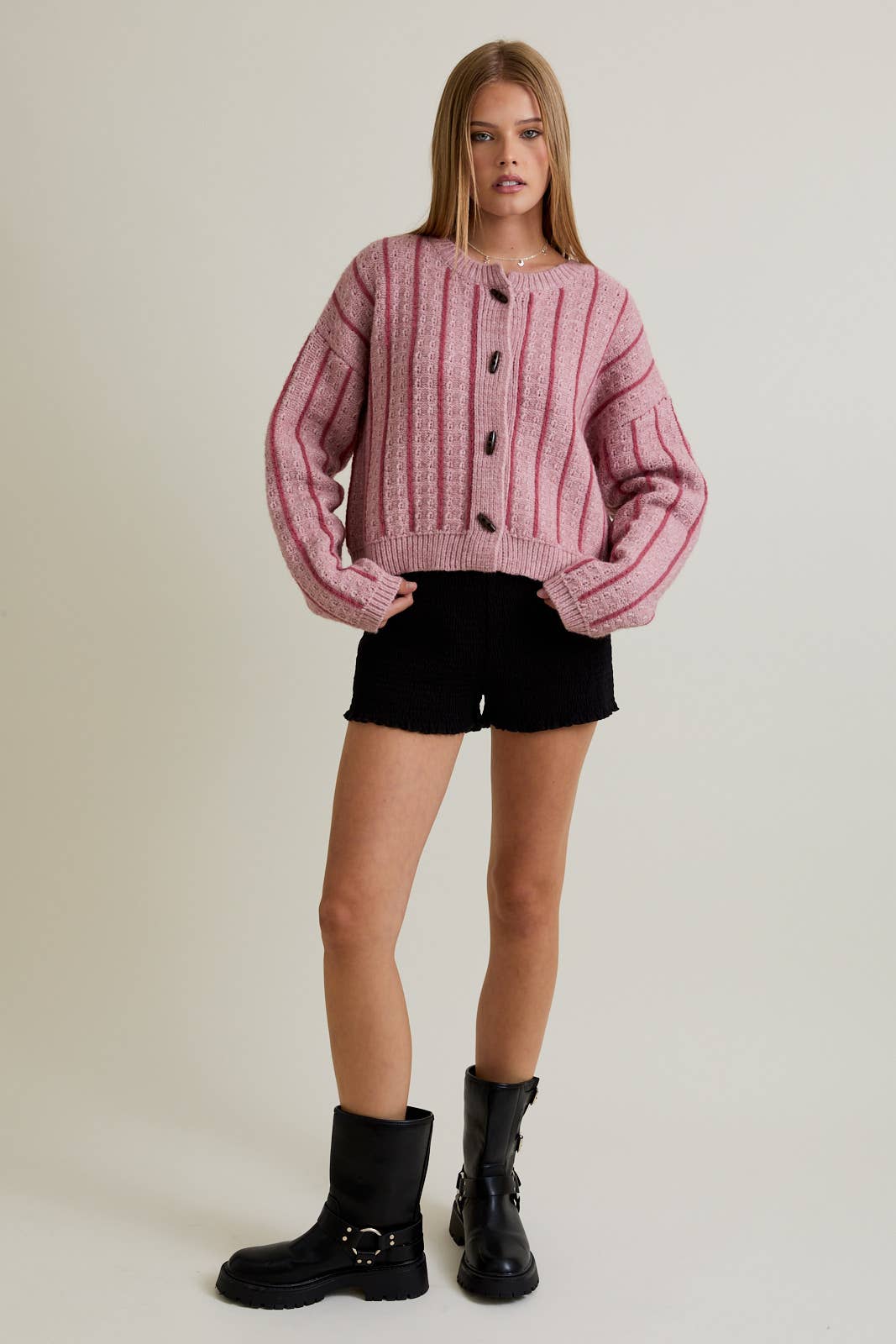 Blush Haze Cardigan