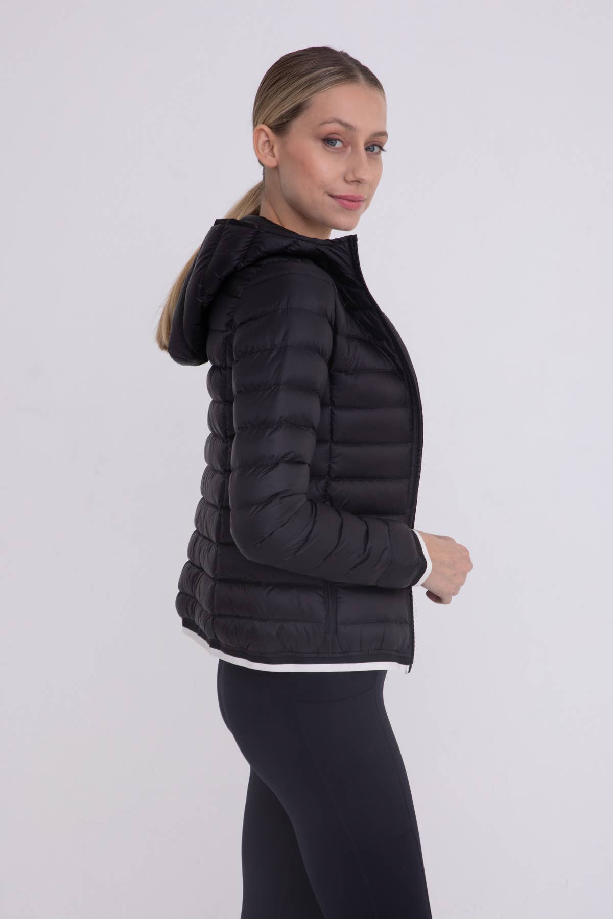 puffer jacket black