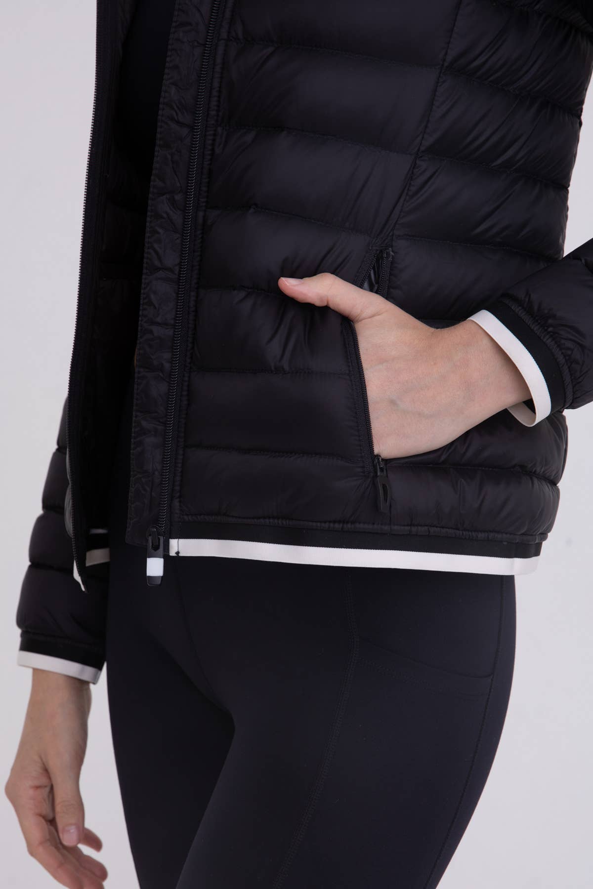 puffer jacket black