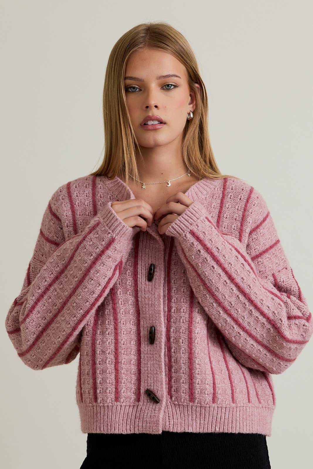 Blush Haze Cardigan