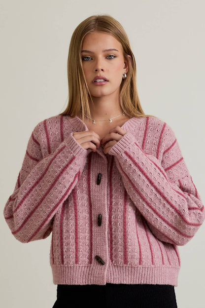 Blush Haze Cardigan