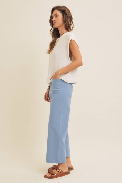 Blue Ankle Pant