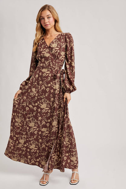 Floral Wrap Dress
