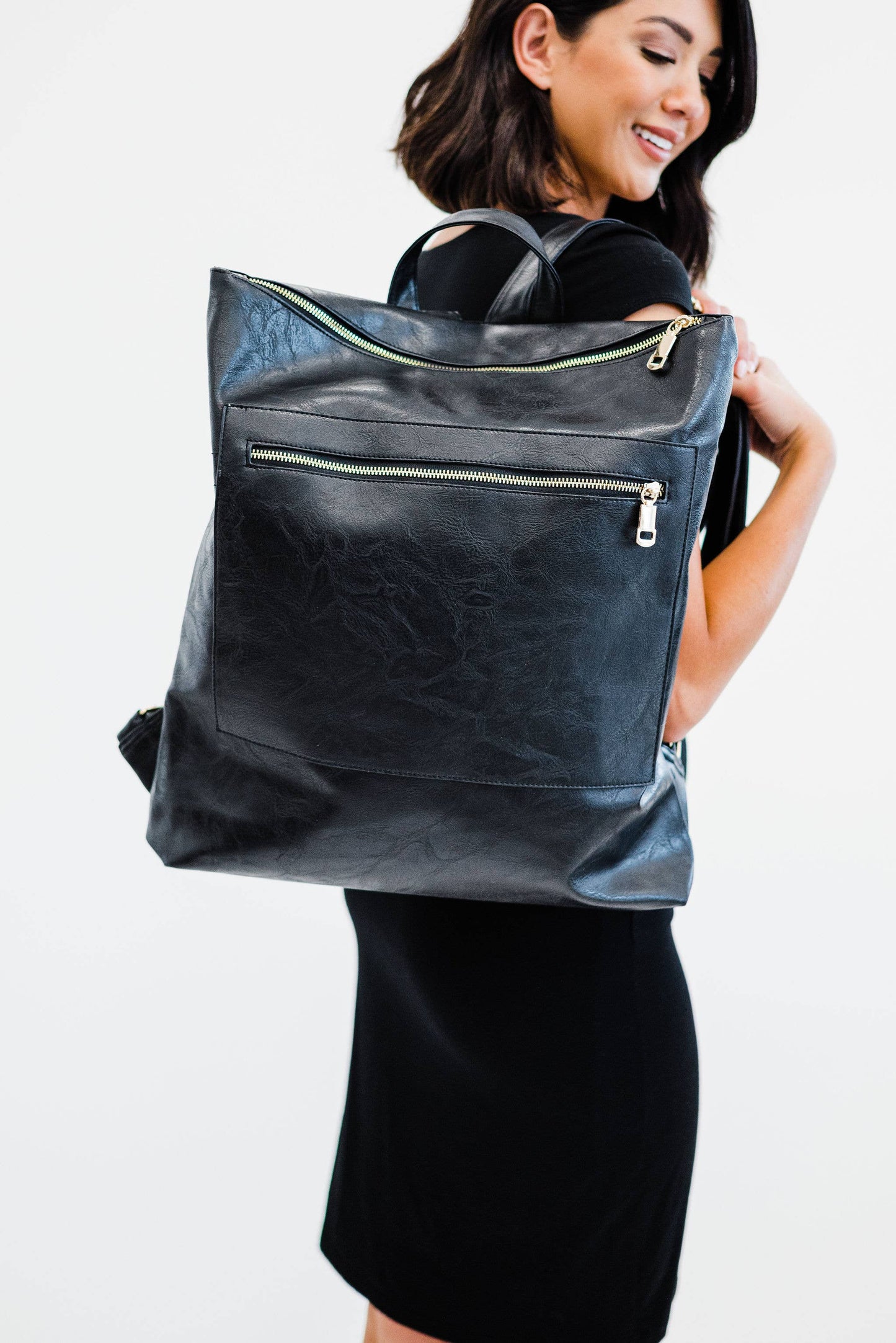 Reese Trendy Backpack Charcoal