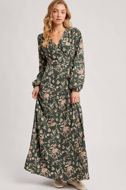 Floral Wrap Dress