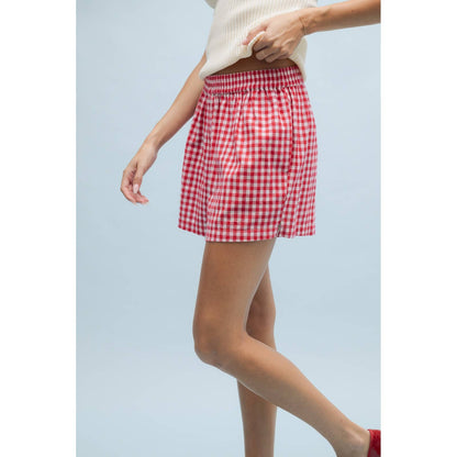 GINGHAM SHORTS