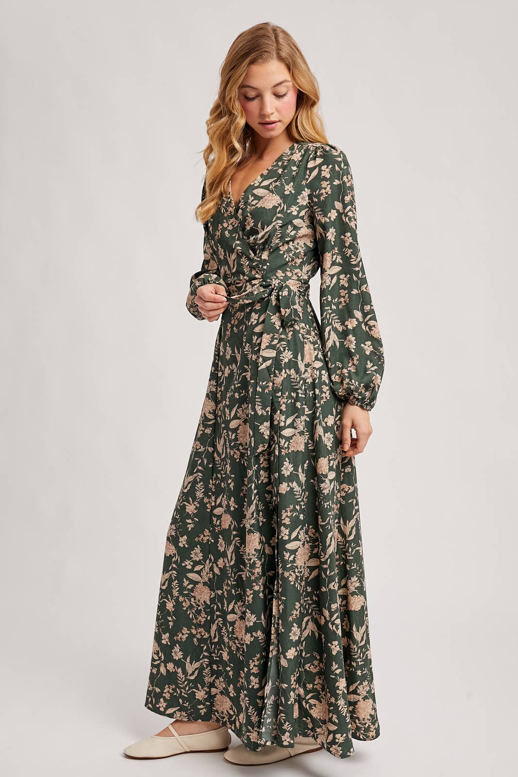 Floral Wrap Dress