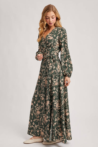 Floral Wrap Dress