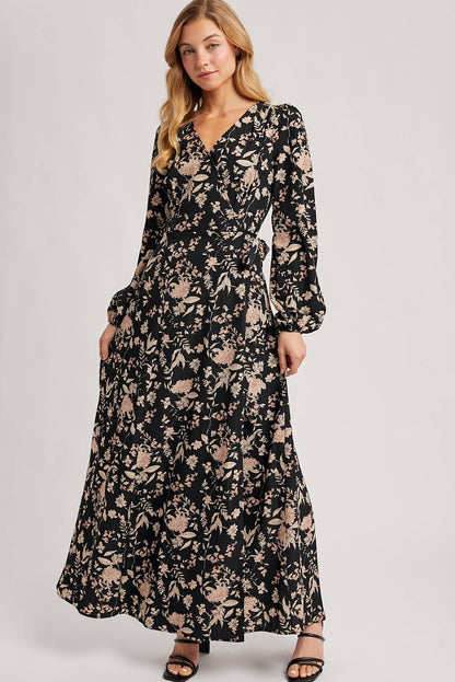 Floral Wrap Dress
