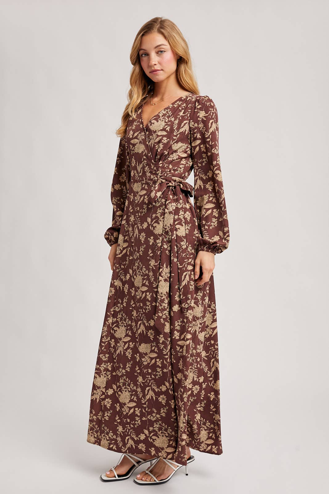 Floral Wrap Dress
