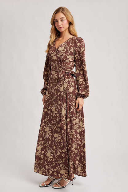 Floral Wrap Dress