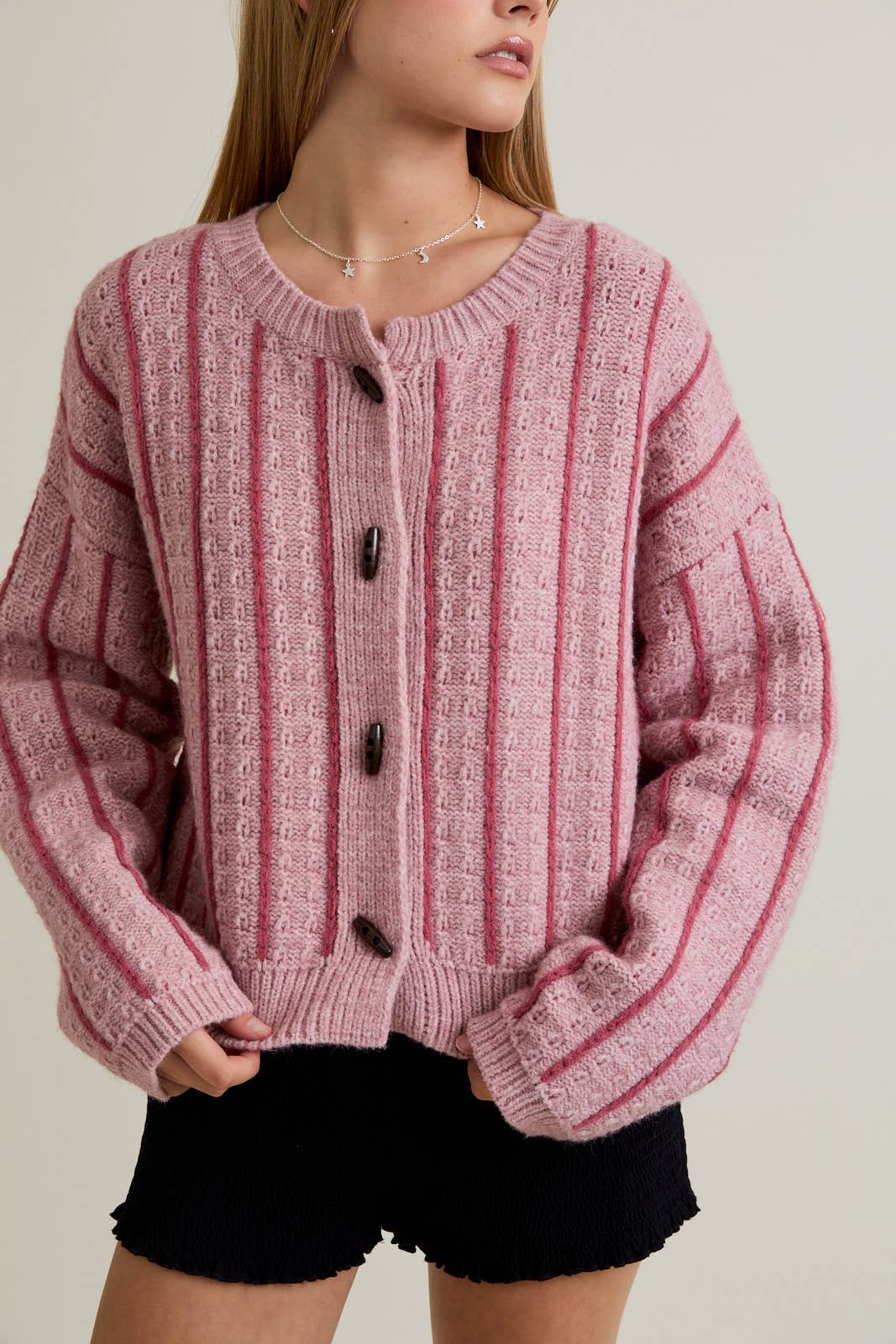 Blush Haze Cardigan