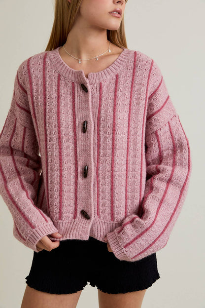 Blush Haze Cardigan