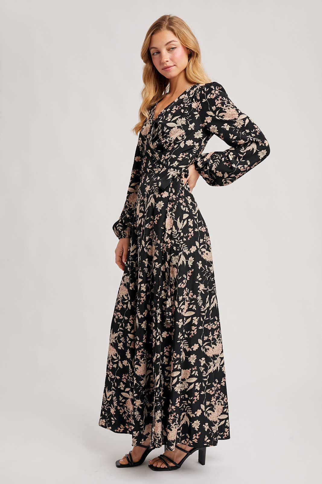 Floral Wrap Dress