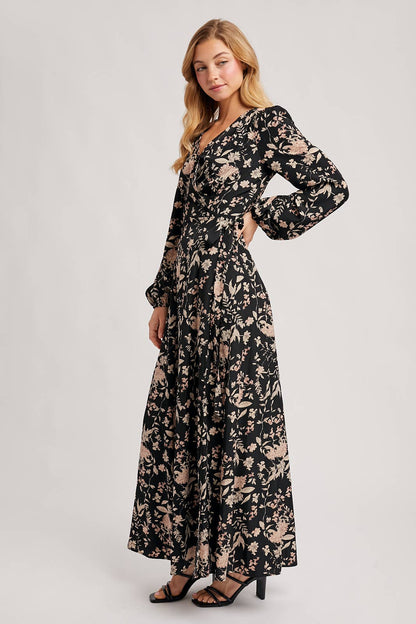Floral Wrap Dress
