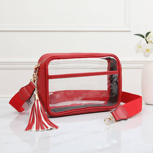 Outlined Clear Crossbody